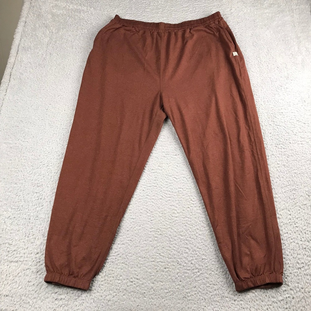 Vuori Boyfriend Jogger Pants Womens XXL (34x26) Brown Performance Stretch Lounge
